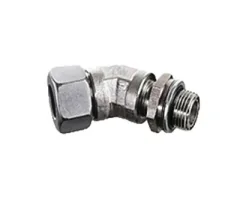 ADAPT. 45° MÂLE MÉTRIQUE 06S X MÂLE BSPP 1 / 4