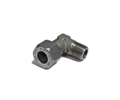 ADAPT. 90° MÂLE MÉTRIQUE 06S X MÂLE NPT 1 / 4